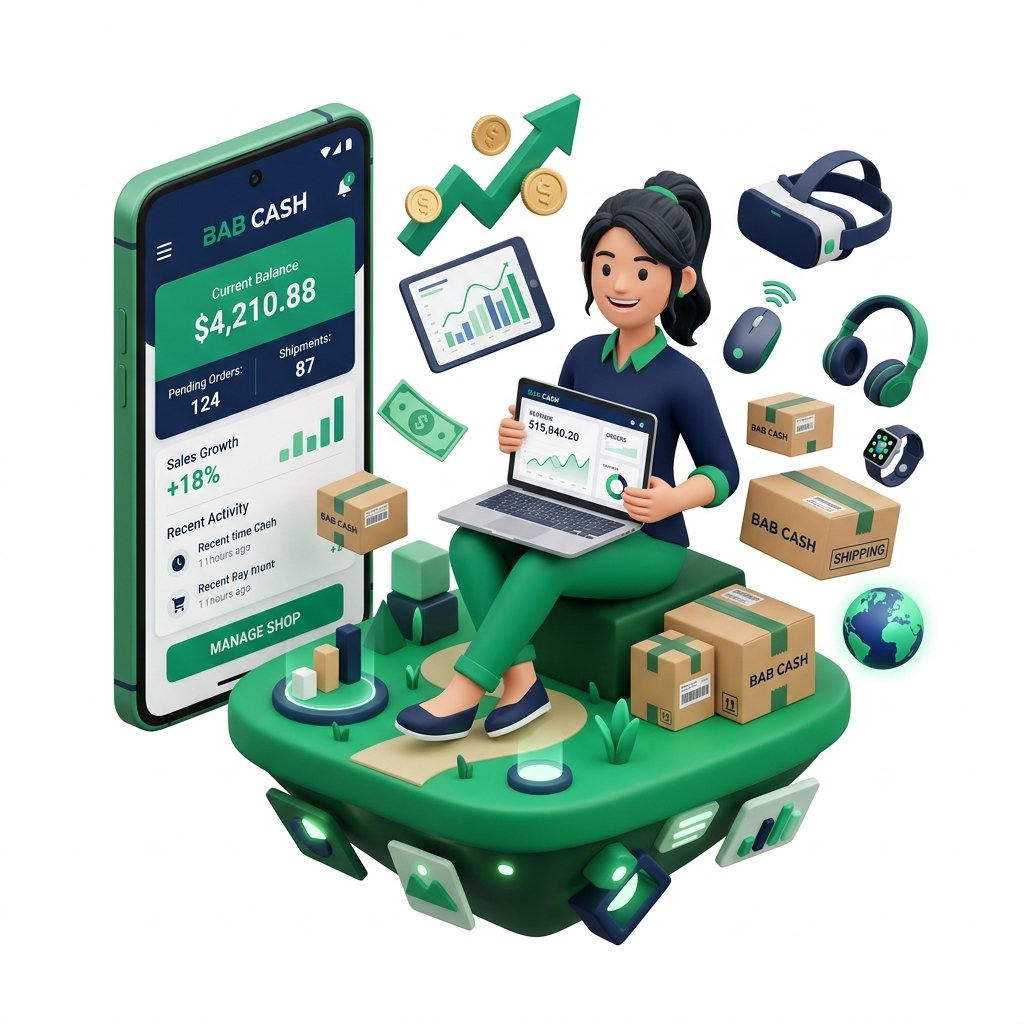 Bab Cash Dropshipping Concept