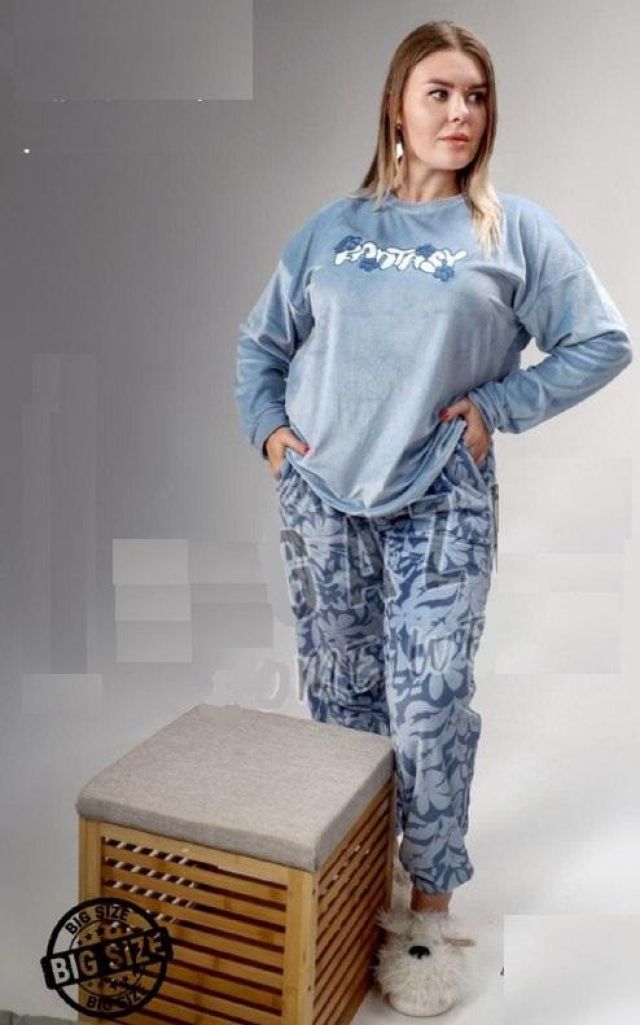 بجامه قطيفه لبني مشجره في ورد