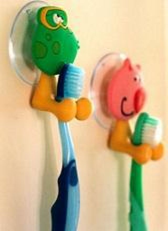 حافظة فرش أسنان سيليكون أشكال 1 قطعة ألوان متعددة