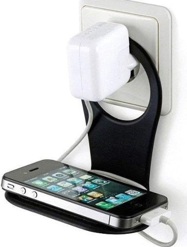 حامل (شاحن + موبايل) منطبق 1 قطعة ألوان متعددة