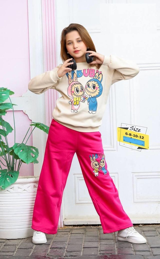 طقم لبوبو ميلتون الوان متعدده قطعتين